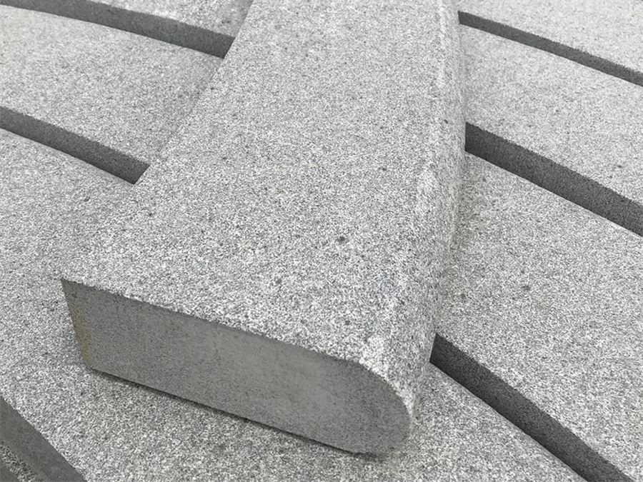 Padang Grey Granite Kerbstone