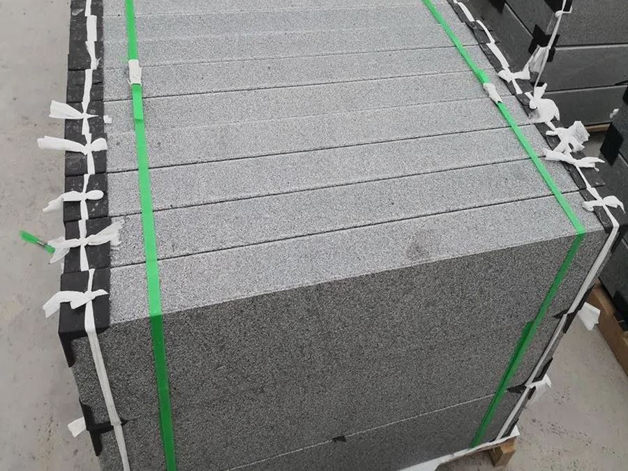 Impala Grey Granite Kerbstone