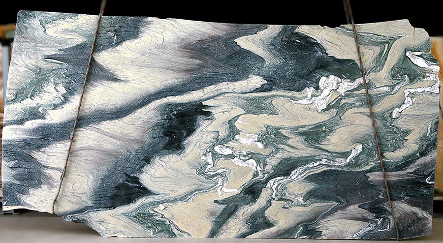 Verde Cipollino Marble Slab 2