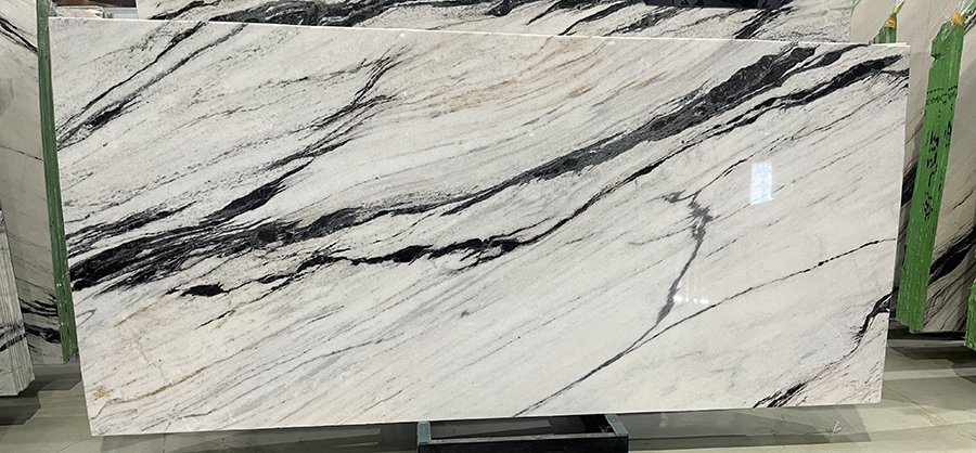 White Panda Marble Slab 03 White Panda Marble Slab 03
