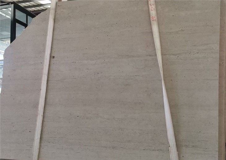 Polar White Travertine Slab
