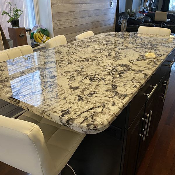 White Orion Granite Countertops