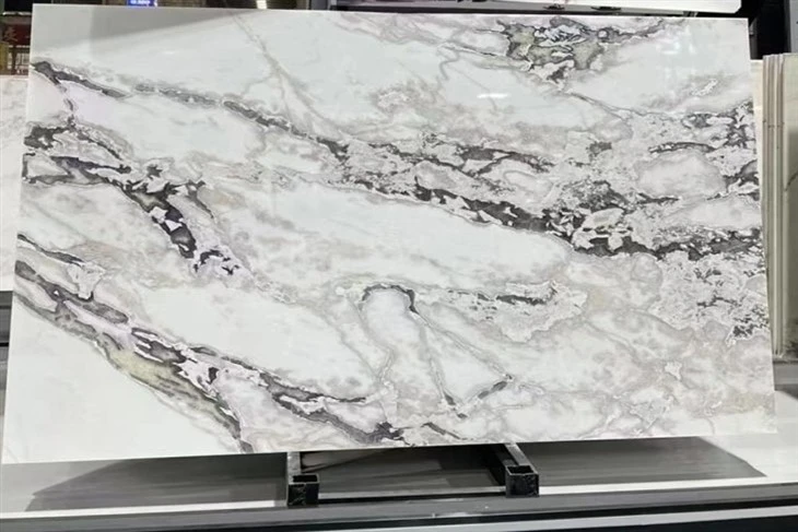Oyster White Marble Polished Slab