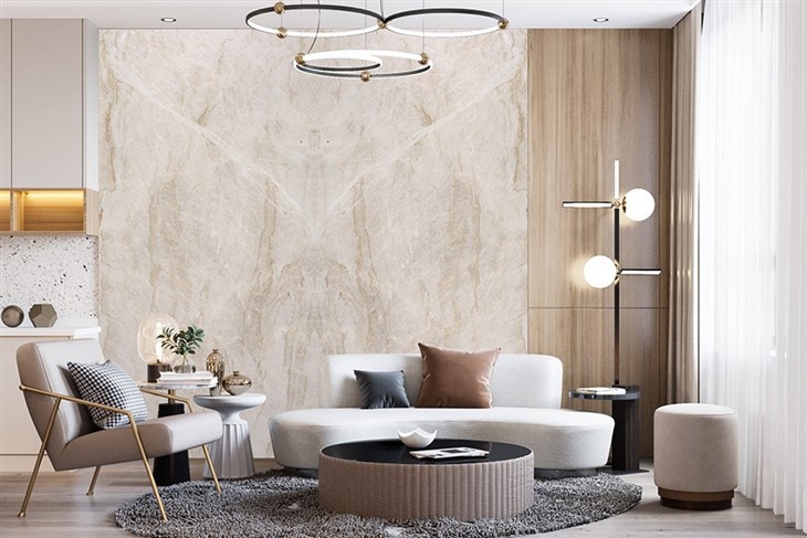 Taj Mahal Quartzite Wall Design